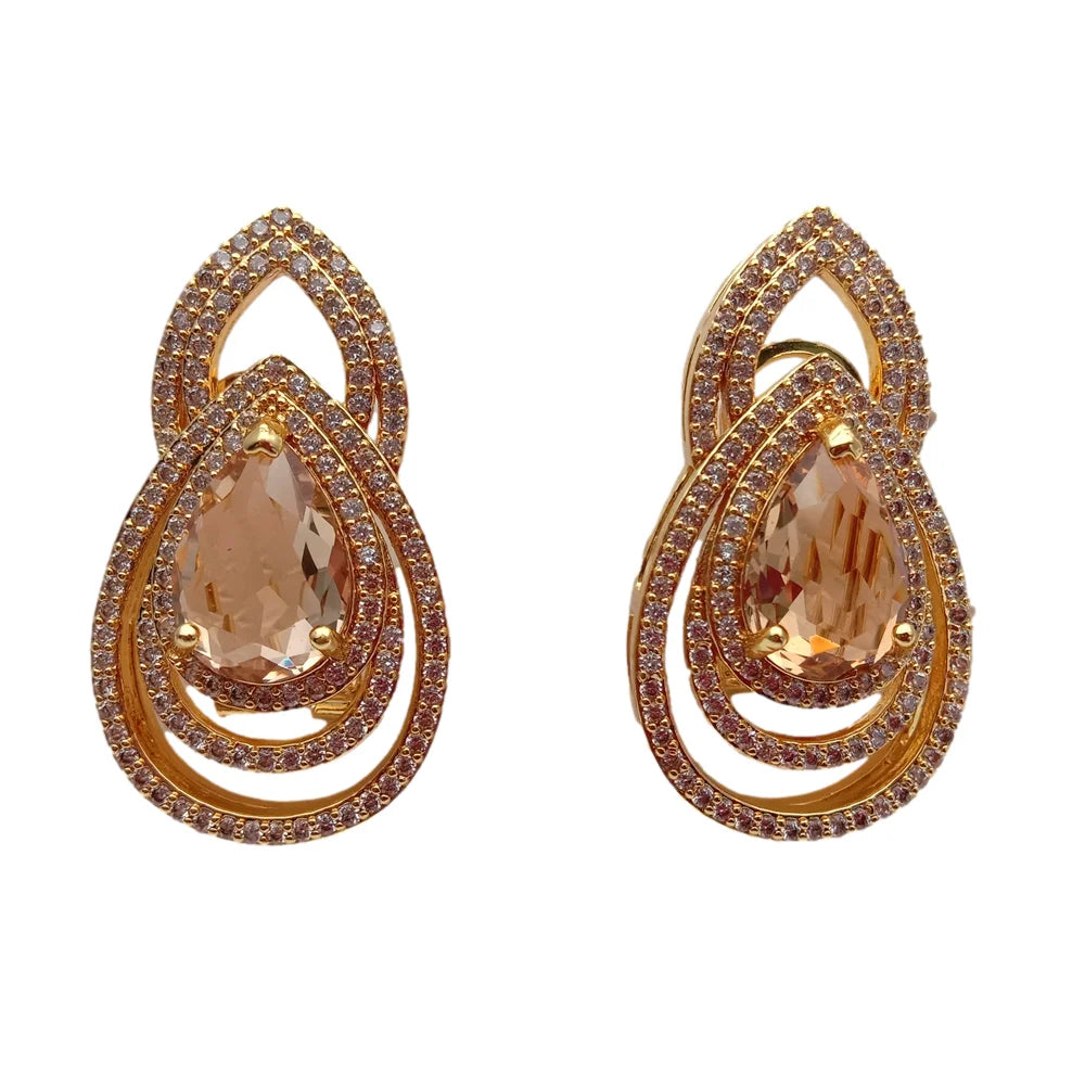 Rhinestones Earrings For Women Crystal Earrings Teardrop Drop Earrings Female Jewelry Gift