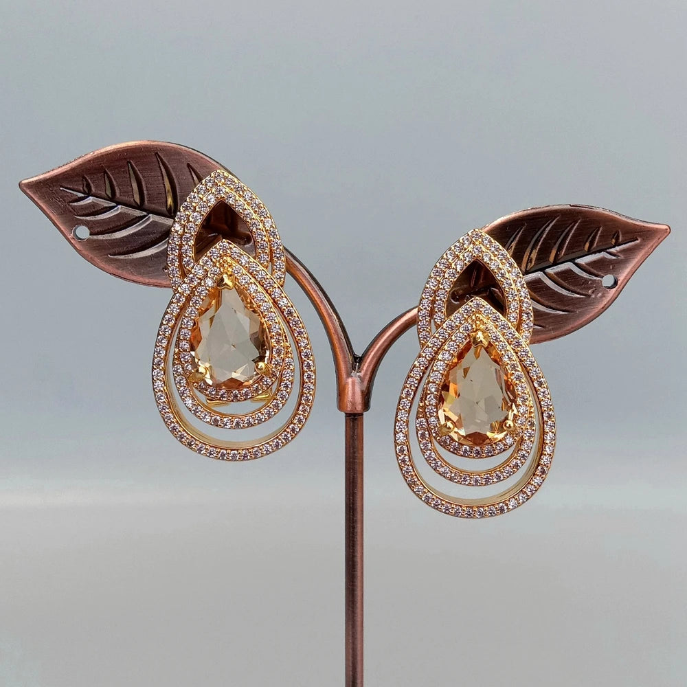 Rhinestones Earrings For Women Crystal Earrings Teardrop Drop Earrings Female Jewelry Gift